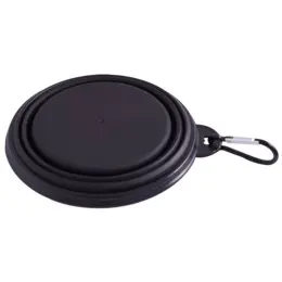 Portable Dog Bowl Black Back